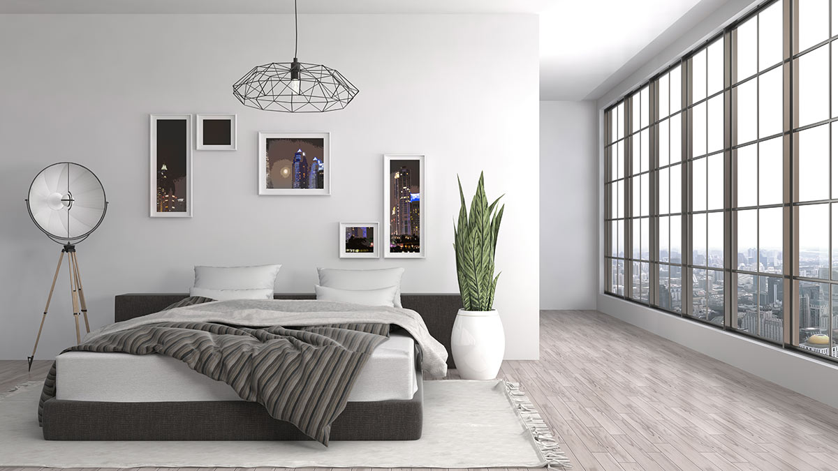 dormitor in stil modern